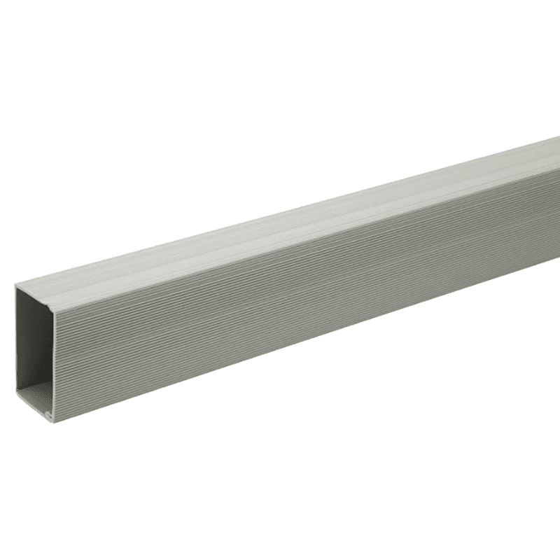 1' 1-Piece Snapper Wire Cable Manager, Grey Main - Image