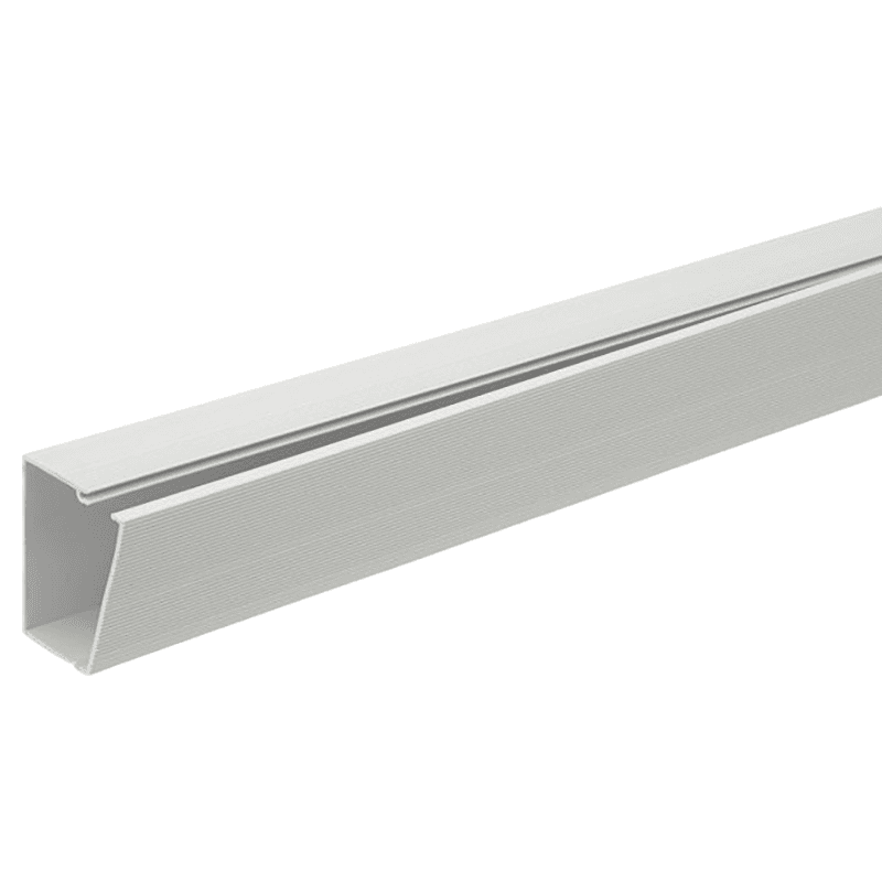 3' 1-Piece Snapper Wire Cable Manager, Grey Alt 1 - Image