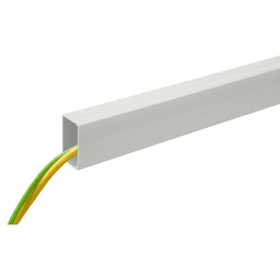 2' 1-Piece Snapper Wire Cable Manager, White Alt 2 - Image