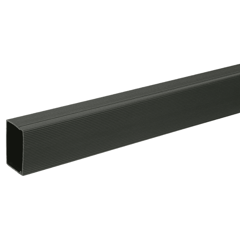 2' 1-Piece Snapper Wire Cable Manager, Black Main - Image