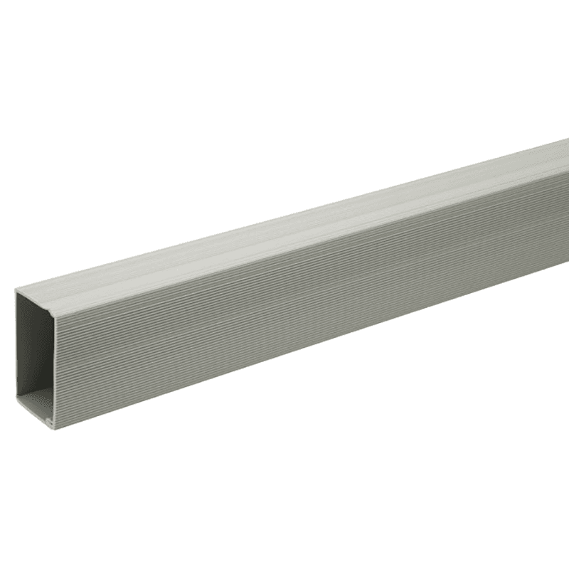 2' 1-Piece Snapper Wire Cable Manager, Grey Main - Image