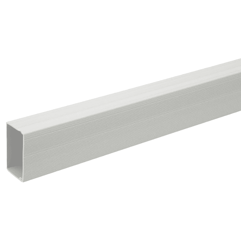 2' 1-Piece Snapper Wire Cable Manager, White Main - Image