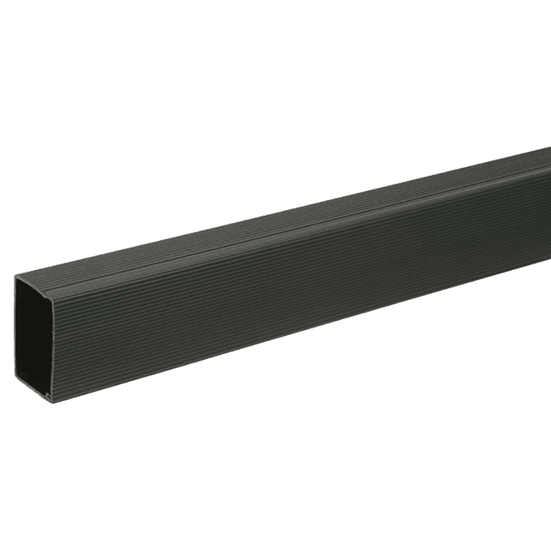 3' 1-Piece Snapper Wire Cable Manager, Black Main - Image