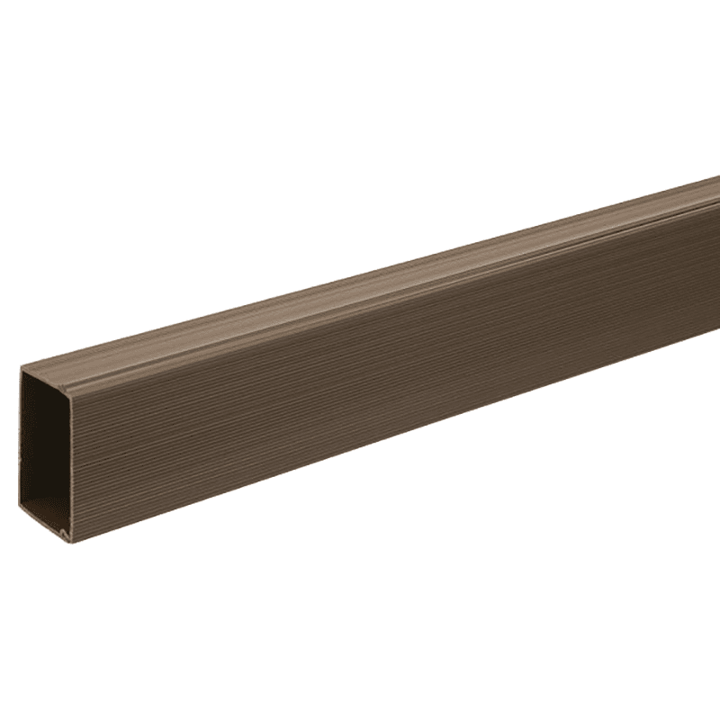 4' 1-Piece Snapper Wire Cable Manager, Brown Main - Image