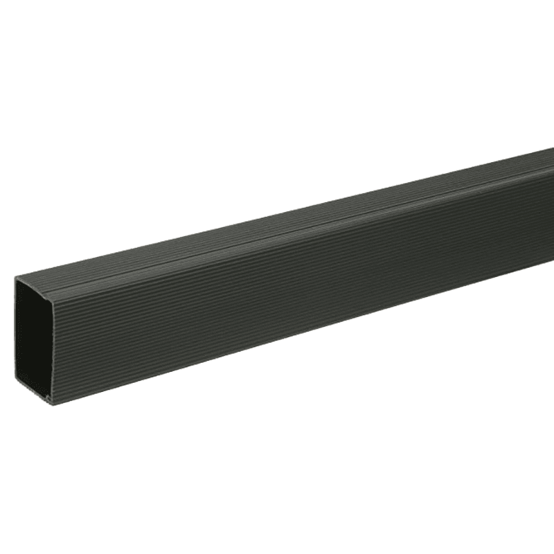 5' 1-Piece Snapper Wire Cable Manager, Black Main - Image