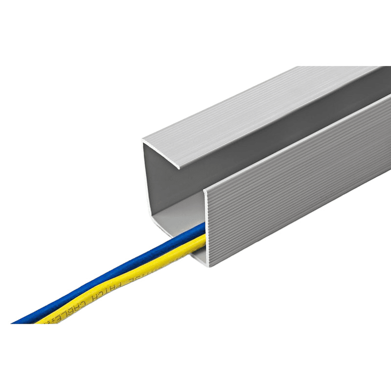 6' G-Shape Wire Cable Manager, Grey Alt 1 - Image