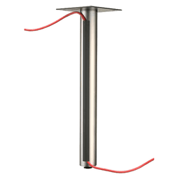 1' Curved Wire Manager Raceway, Black Alt 2 - Image