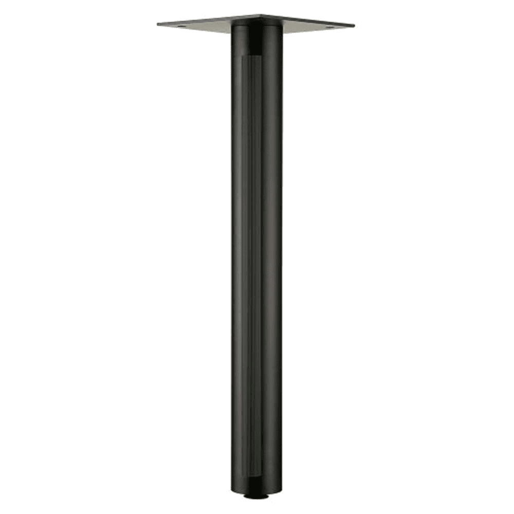 26" Curved Wire Manager Raceway, Black Alt 1 - Image