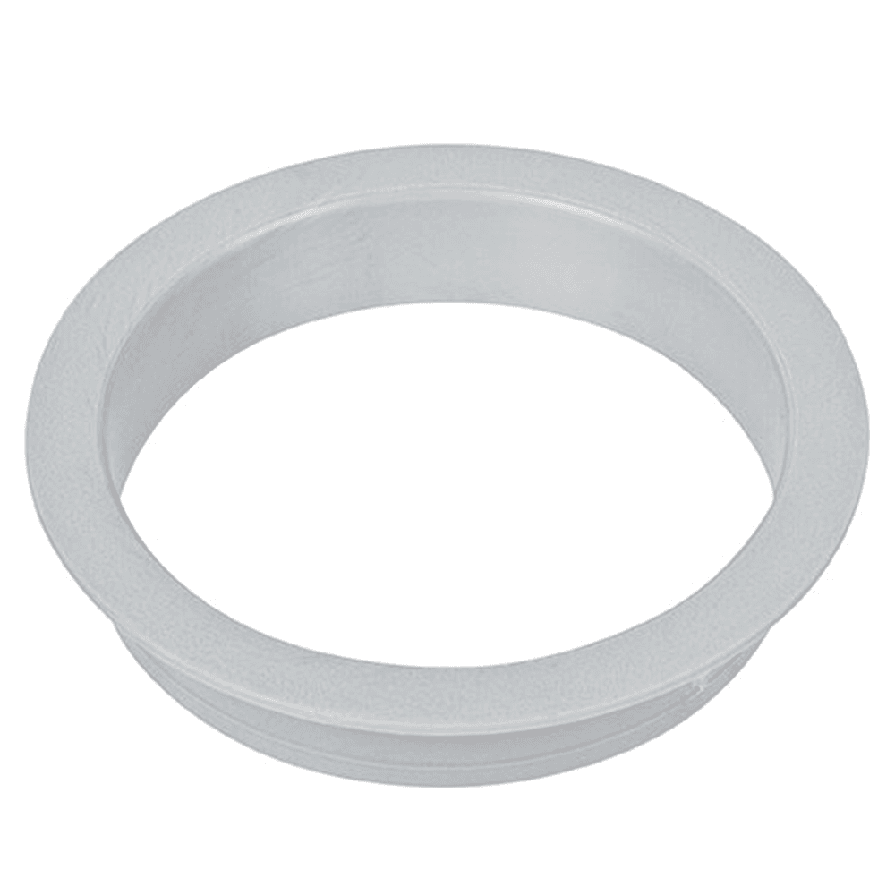 3-1/2" light gray grommet liner for 3" hole, plastic construction