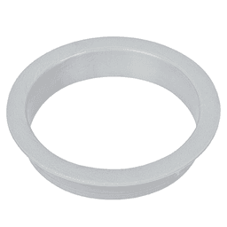 3-1/2" light gray grommet liner for 3" hole, plastic construction