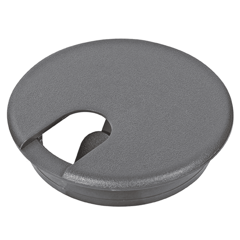 Navy Gray Grommet Set with Flip-TopAr Cord Slot Cover