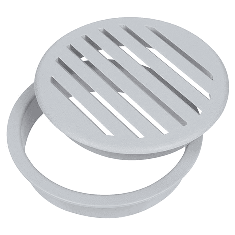 4-1/2" Air Vent Grommet Set in Light Gray for 4" Hole - Doug Mockett And Company Inc