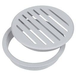 4-1/2" Air Vent Grommet Set in Light Gray for 4" Hole - Doug Mockett And Company Inc