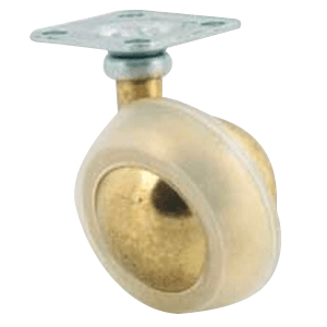 2-1/2 inch plate caster with or without brake for all purpose carts - Dh Casters International