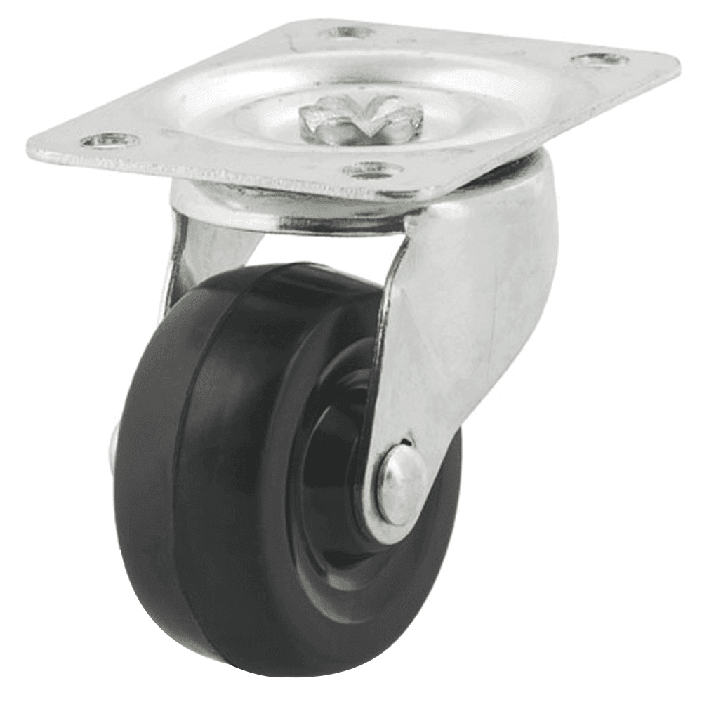 60-Pack of Zinc Plated Casters for Light Industrial Equipment