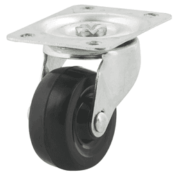 60-Pack of Zinc Plated Casters for Light Industrial Equipment