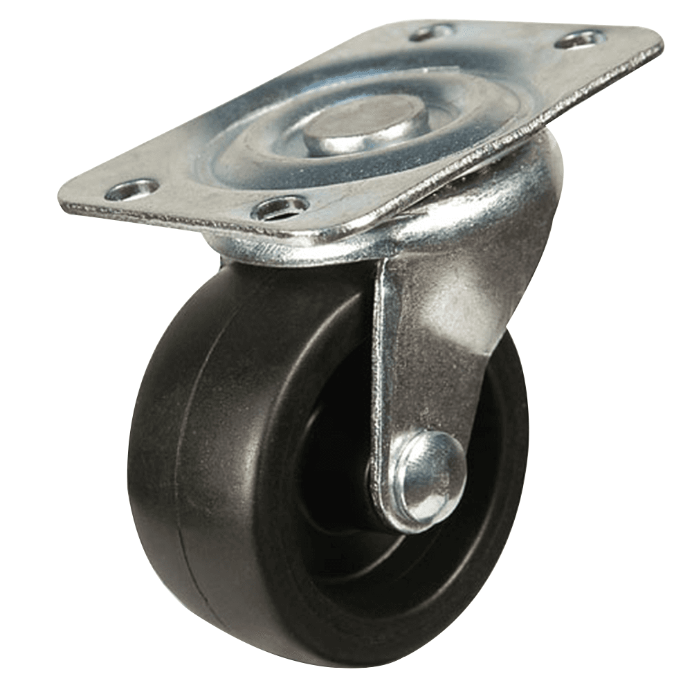 Dh Casters International 2-1/2" Non-Marking Swivel Caster for Store Fixtures, Office and Light Industrial Equipment