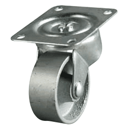 General duty steel swivel caster for store fixtures, office equipment, and light industrial equipment by Dh Casters International.