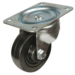 4in General Duty Hard Rubber Swivel Caster, 20/Case by Dh Casters International