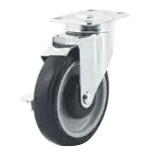 5" Polyurethane Swivel Caster with Brake - Dh Casters International