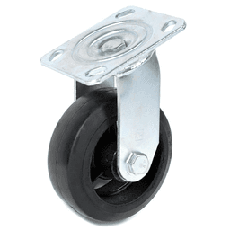 5" Heavy Duty Mold-on Rubber Swivel Caster - Industrial Grade Strength for Everyday Usage