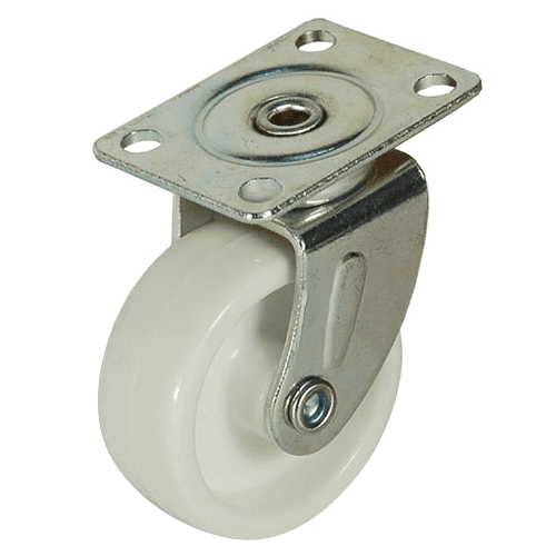 1-5/8" light duty plastic swivel caster for everyday usage on smooth & hard surfaces