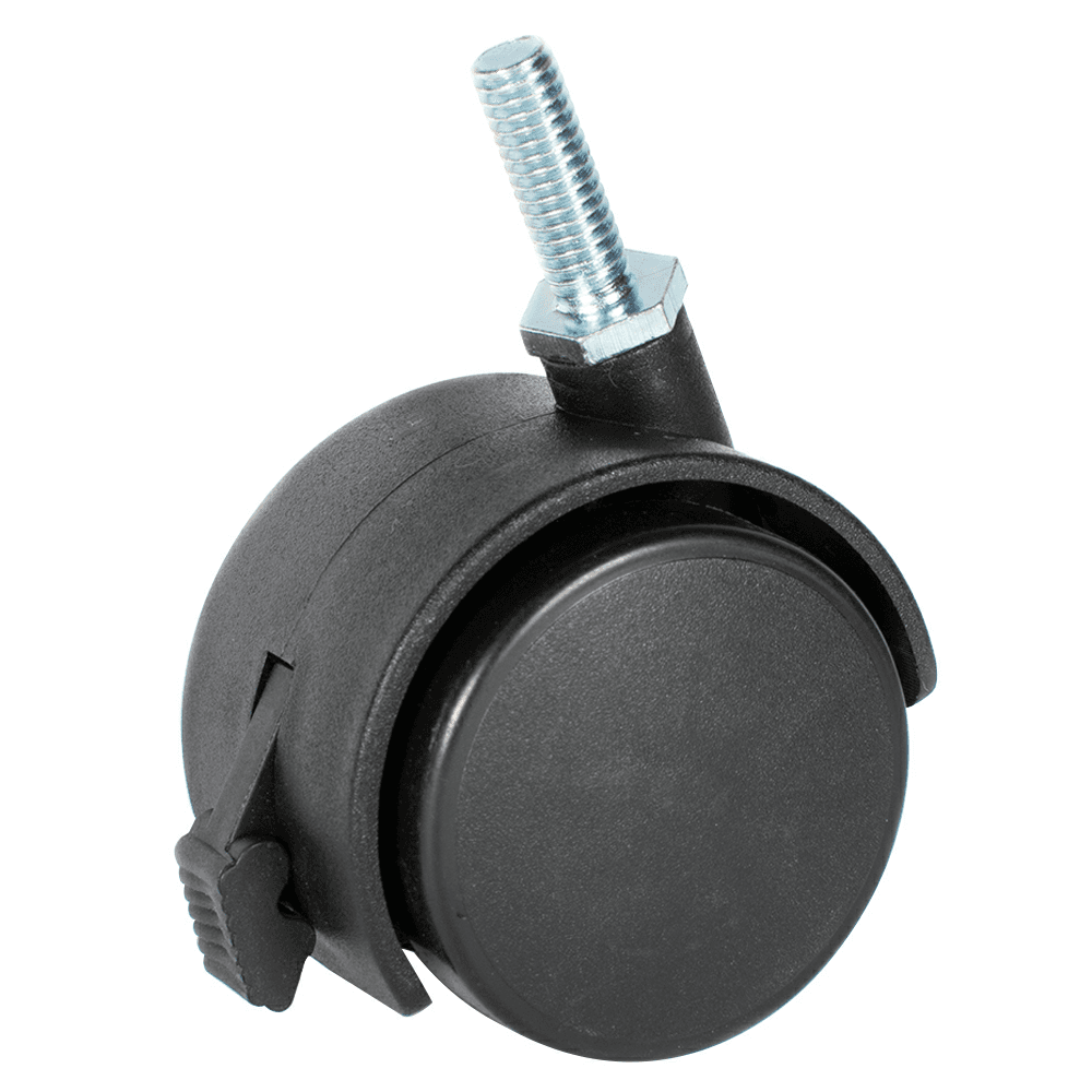 2" Nylon Swivel Caster with Brake - High Load Capacity