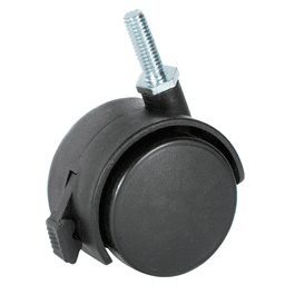 2" Nylon Swivel Caster with Brake - High Load Capacity