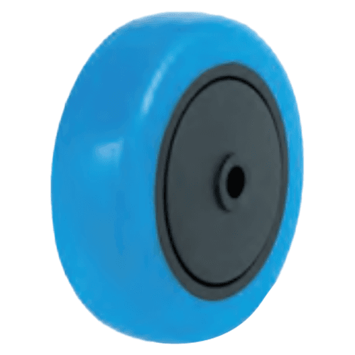 5&quot; Non-marking blue Thermoplastic Rubber Wheel Main - Image