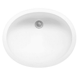 16-1/8" x 12-13/16" x 5-1/8"" size Acrylic Undermount Vanity Sink by Durasein