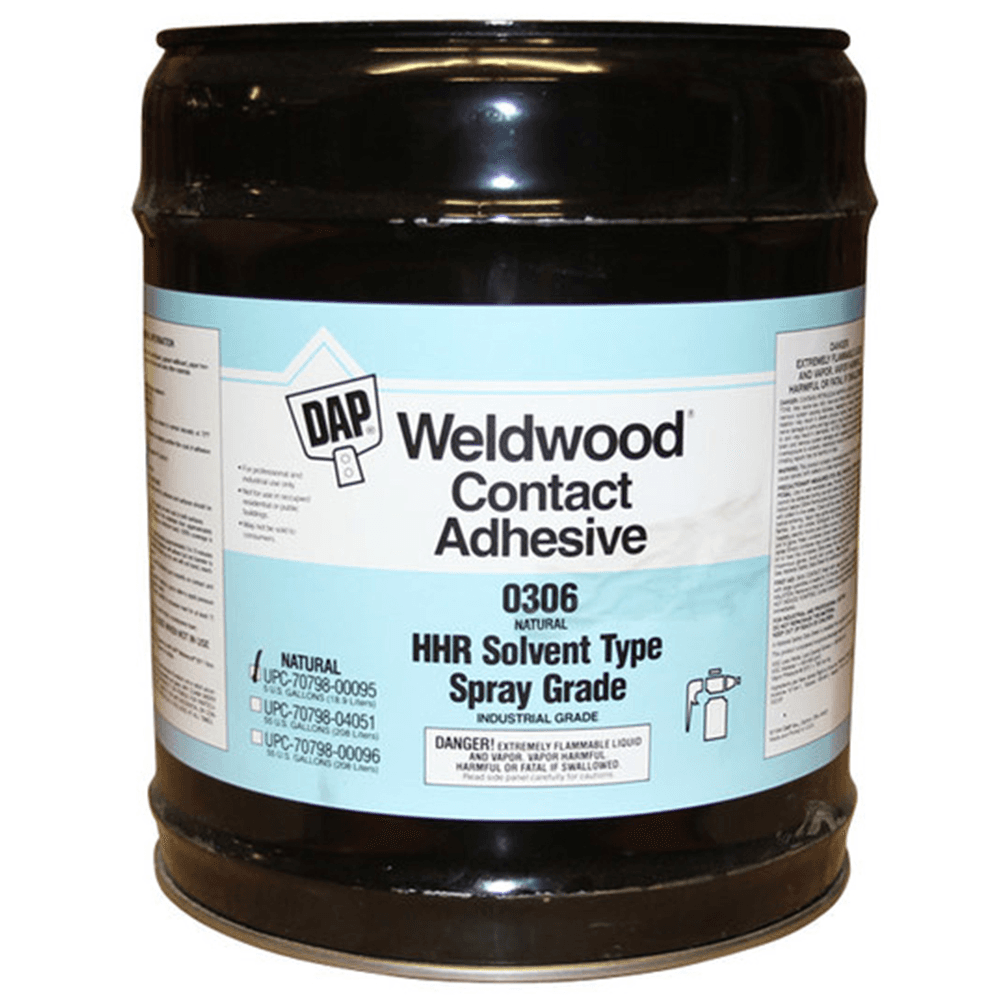 High Heat Resistant Contact Cement, Natural, 5 Gallon Pail - Main Image