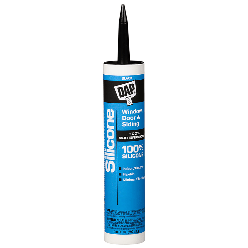 DAP 10.1 oz Silicone Sealant, Black - Main Image