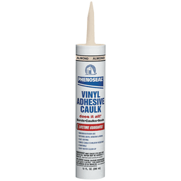 Phenoseal All-Purpose Vinyl Adhesive Caulk, 10 Fl oz Cartridge, Translucent - Alt Image 1