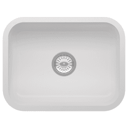 Durable Acrylic Undermount Single Bowl Sink, Easy to Clean & Non-Porous, Commercial & Residential Use