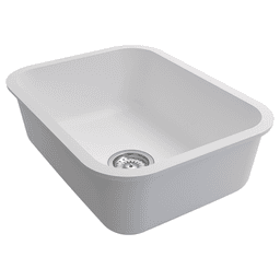 Stain-resistant and mold-resistant acrylic kitchen sink