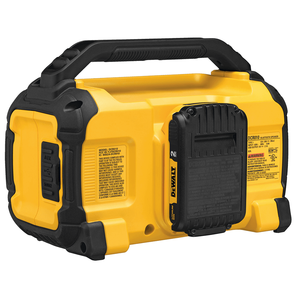 Bluetooth 12V/20V Max Jobsite Speaker - Alt Image 2