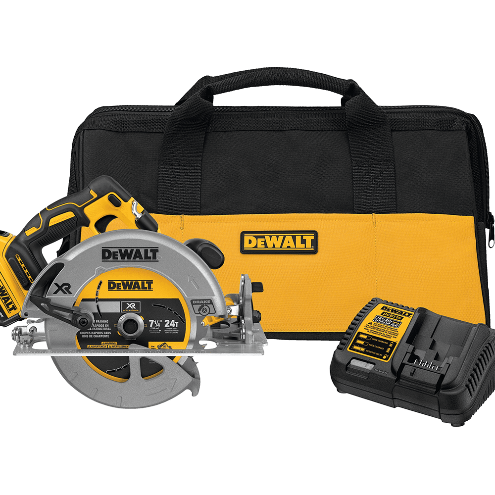 Dewalt 20V Max Circular Saw Kit with 5.0AH Battery - High Performance and Portability
