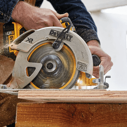 Dewalt Circular Saw - Brushless Motor Technology, 5500 RPM Speed and 330 Cross Cuts Runtime