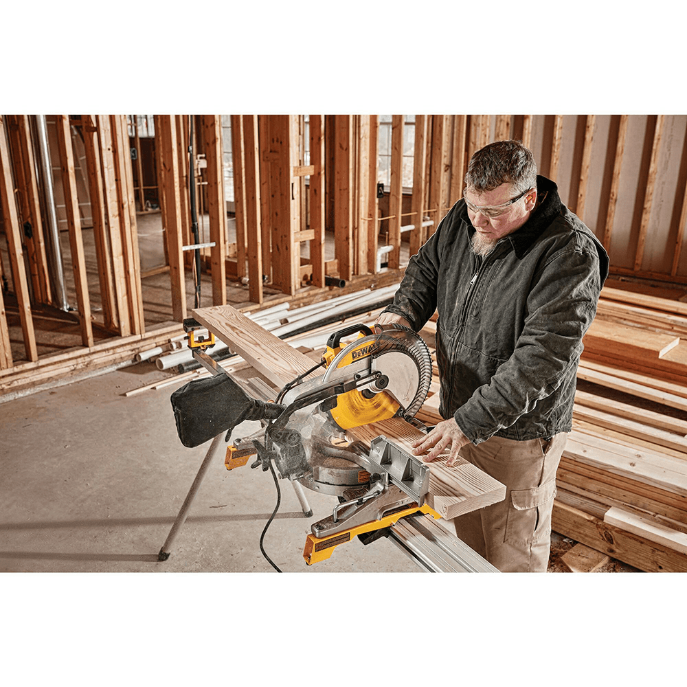 12" 15 Amp Electric Single-Bevel Compound Miter Saw - Alt Image 2