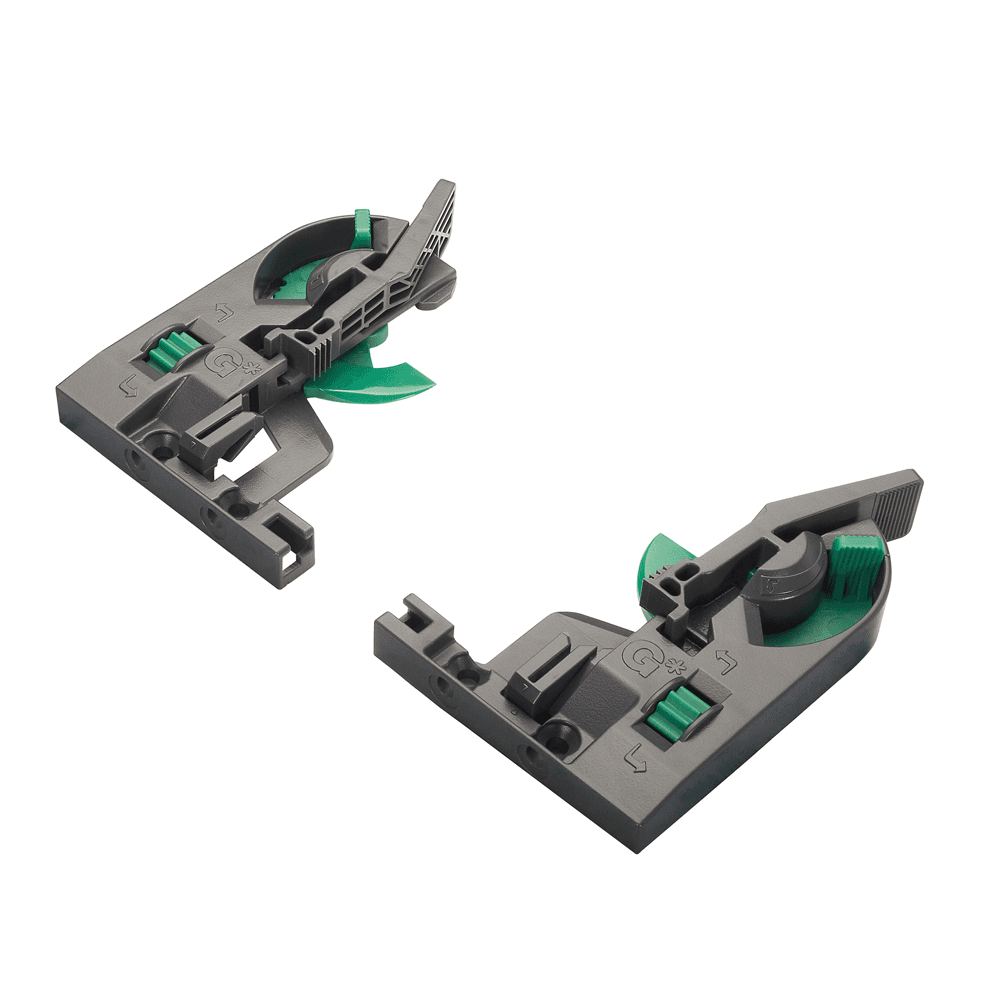 Dynapro 2D Locking Device with Height & Side Adjustment, Flange