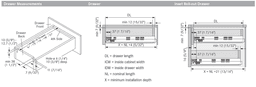 21" Dynapro 16 2D Left-Side Undermount Drawer Slide for 5/8" Material, 100lb Capacity Full Extension Soft-Closing Bulk - Alt Image 4