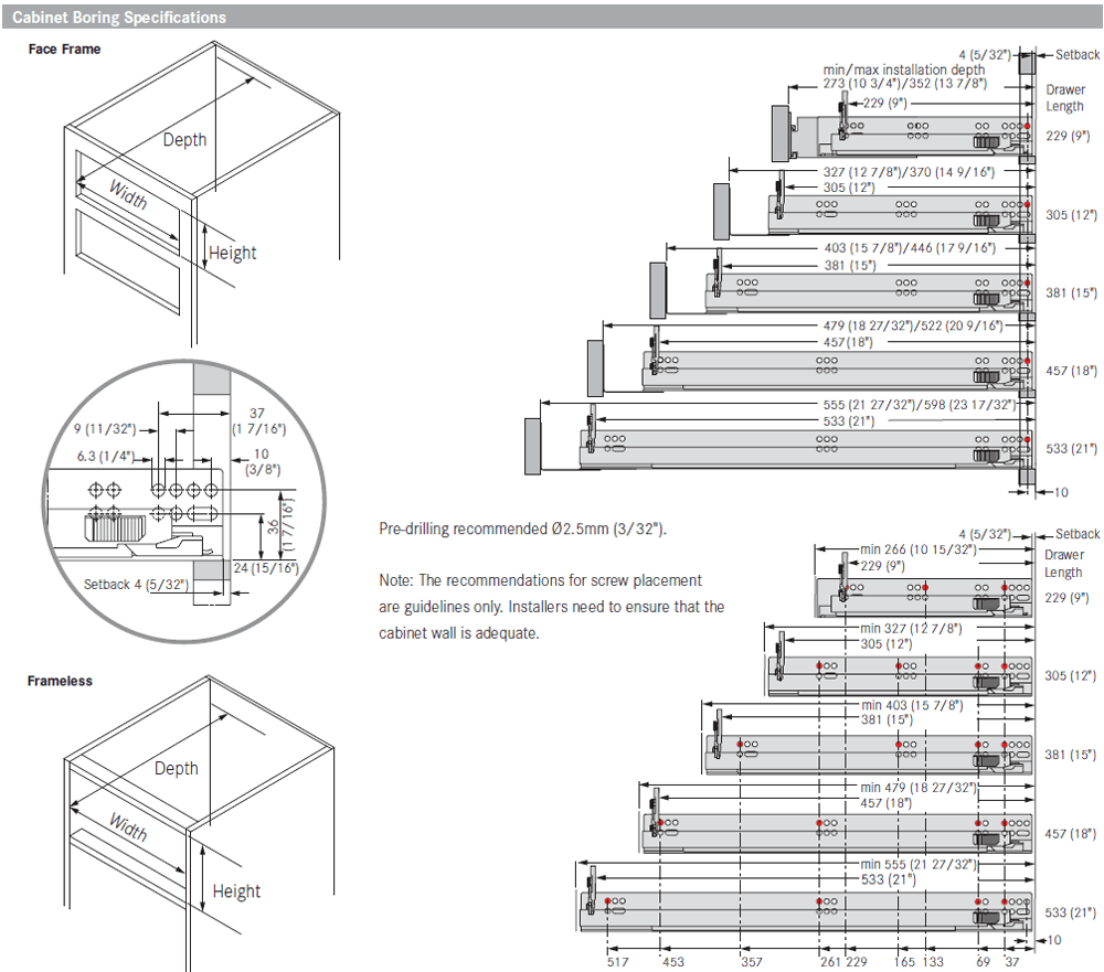Dynapro 16 3D Undermount Drawer Slide for heavy loads