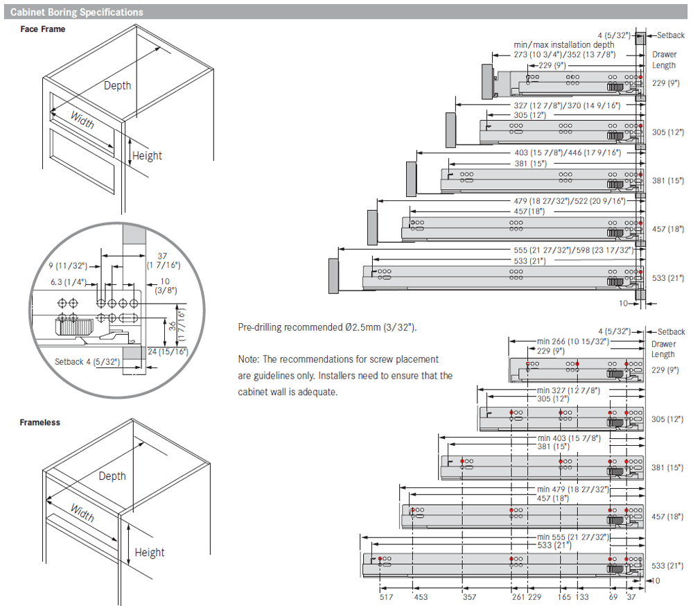 Grass 15" Dynapro 19 2D Undermount Drawer Slide - Image 2