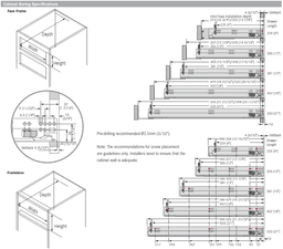 Dynapro 19 3D Drawer Slide - Components