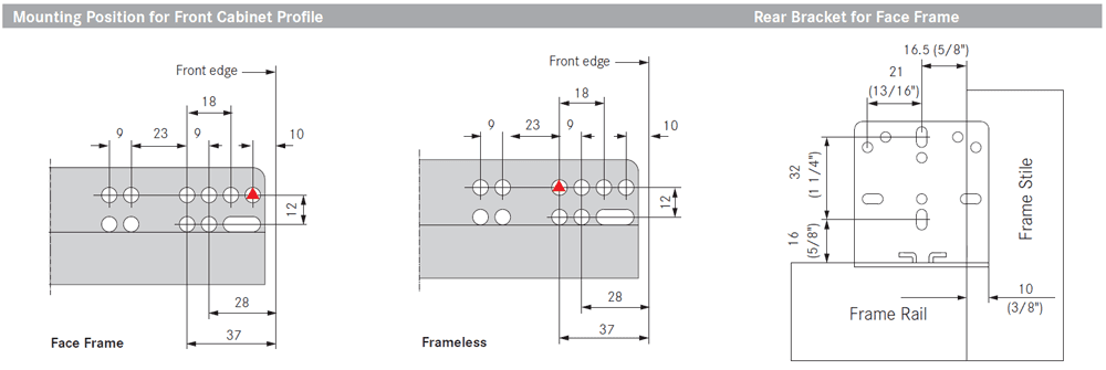 Undermount Drawer Slide with Soft-Closing - Image 6