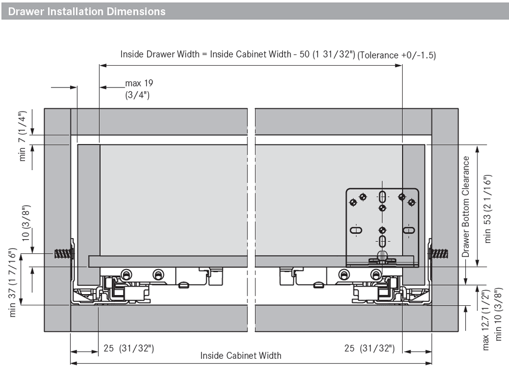 Dynapro 19 3D Drawer Slide - Image 5