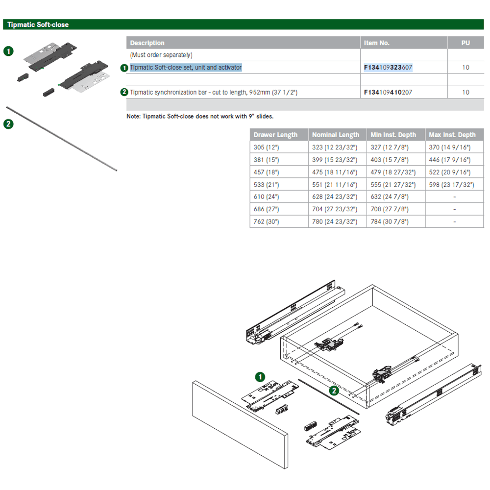 Mechanical Opening System for Handle-Free Fronts