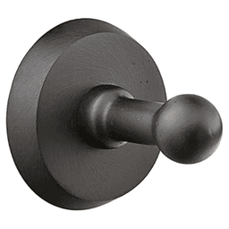 2-5/8" Sandcast Bronze #2 Rosette Single Hook, Medium Bronze Main - Image