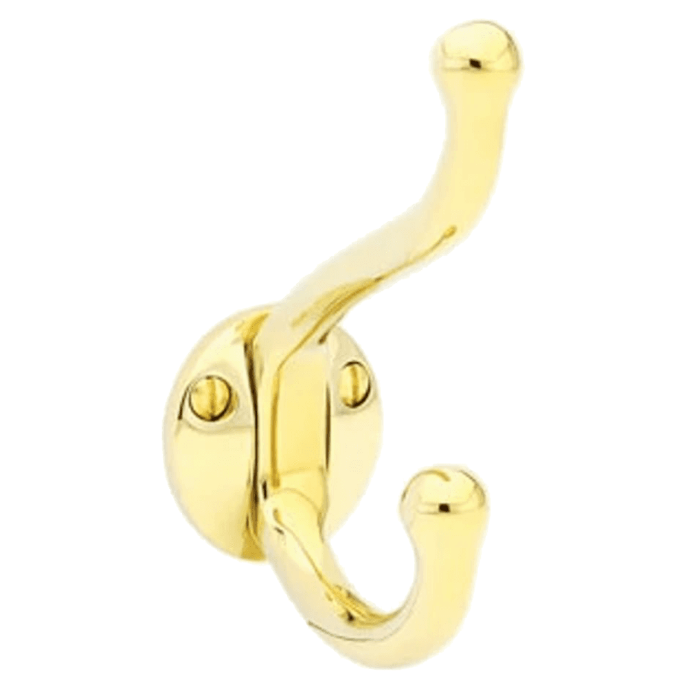4" Traditional Robe Hook, Flat Black Main - Image