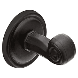 4-1/2" Tuscany Bronze #11 Rosette Single Hook, Medium Bronze Main - Image